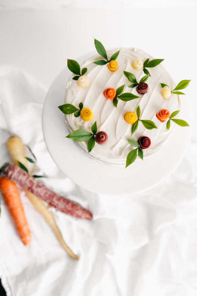 Carrot Cake with Maple Cream Cheese Frosting