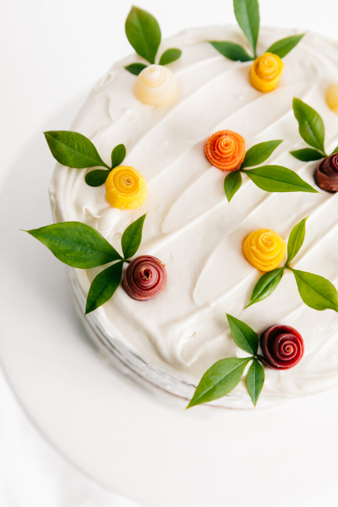 Carrot Cake with Maple Cream Cheese Frosting