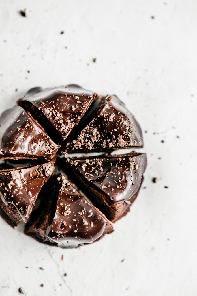 Dark Chocolate Chip Crème Fraîche Bundt Cake Recipe