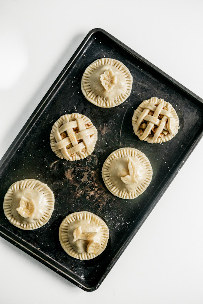 baking mini apple hand pies