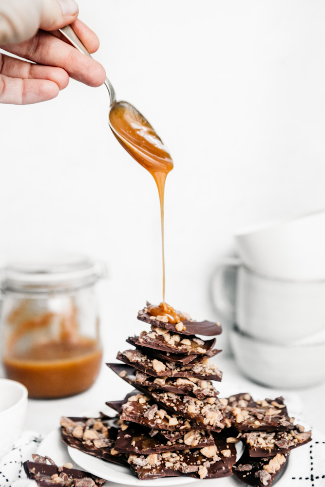 homemade caramel drizzle