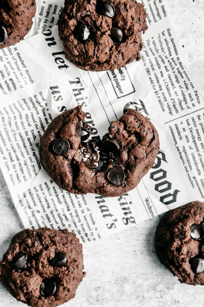 Dark Chocolate EspressoChip Cookies