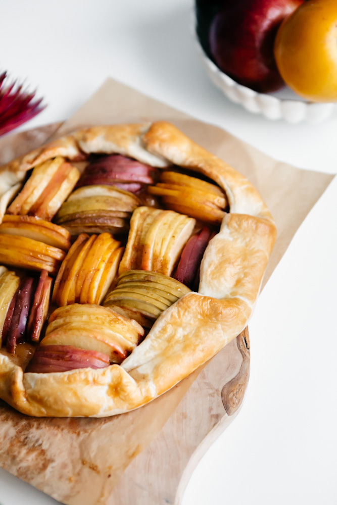 Baked apple galette 