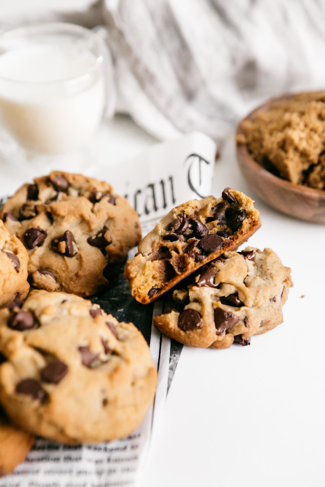 Cookies plus one broken in half 