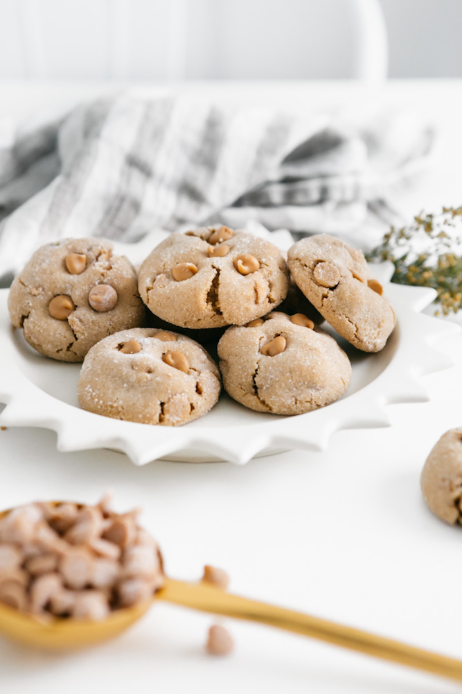 Browned Butter Peanut Butter Chip Cookies