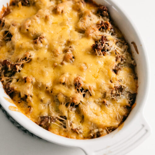 Easy Breakfast Casserole - Heathers Home Bakery