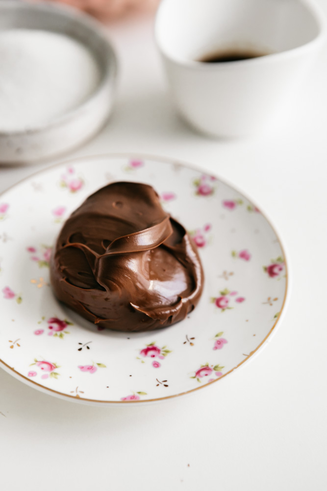 Nutella on a plate 