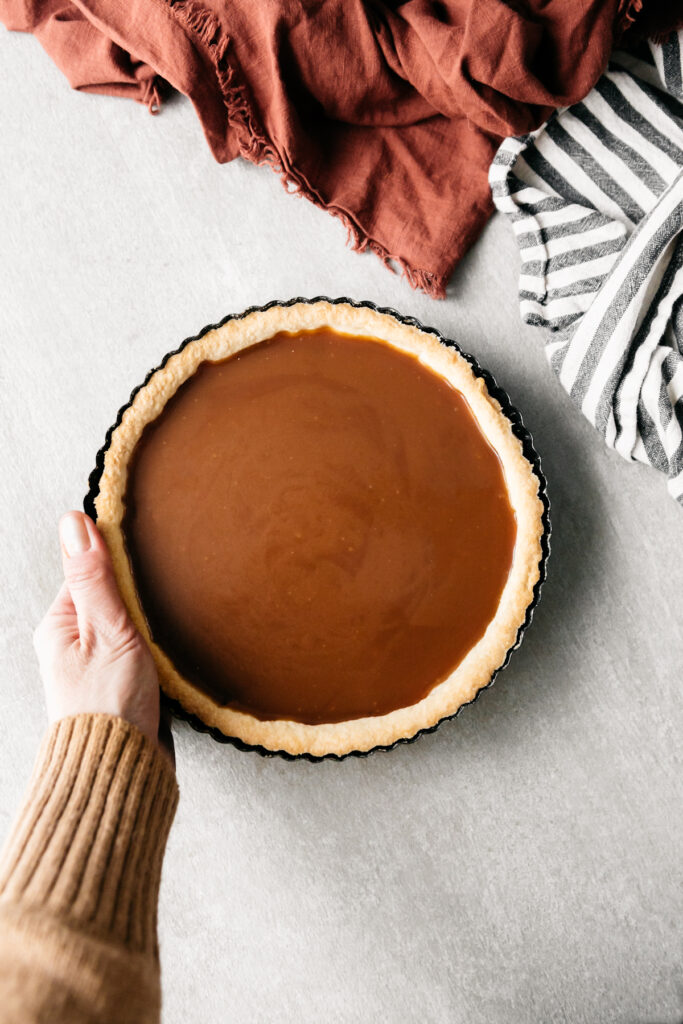 Caramel Chocolate Twix Tart