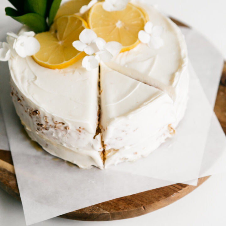 Small Lemon Cake Recipe - Heathers Home Bakery