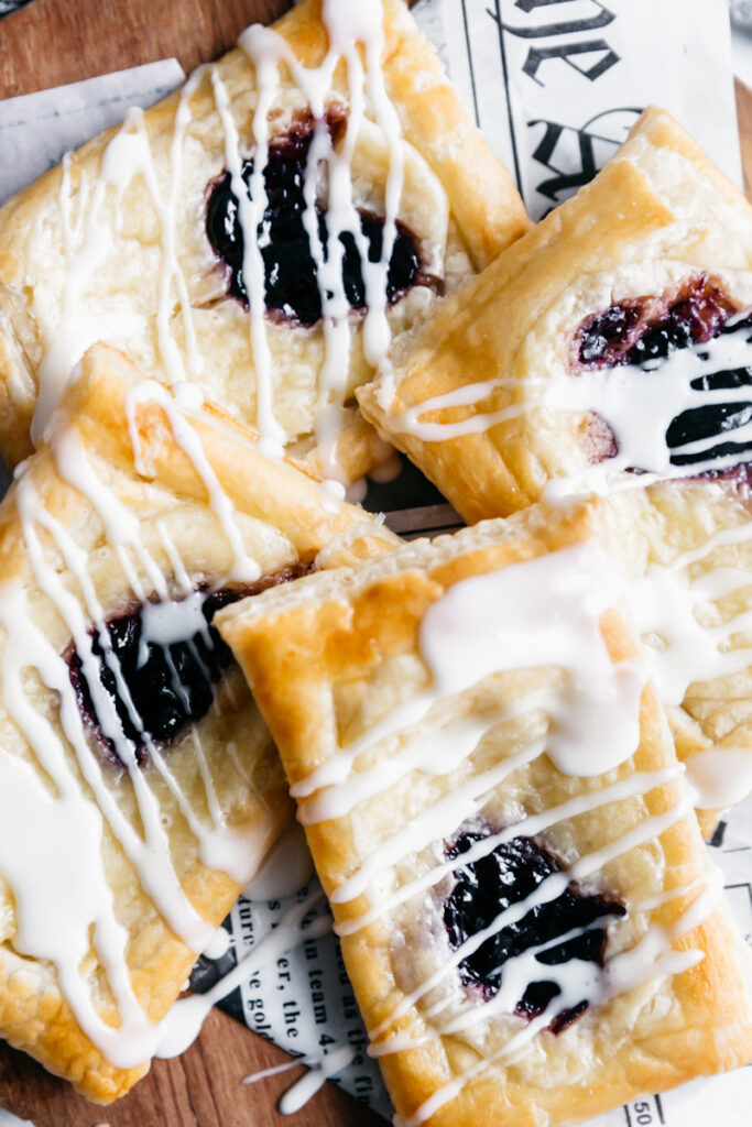 Lemon Blueberry Cheesecake Danishes