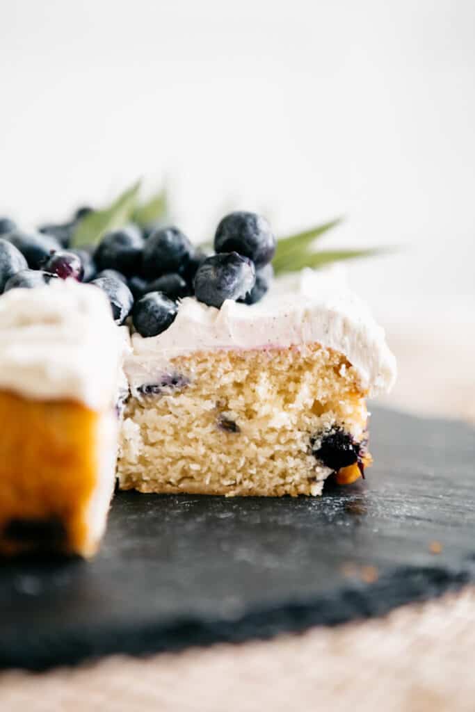 Blueberry Snack cake 