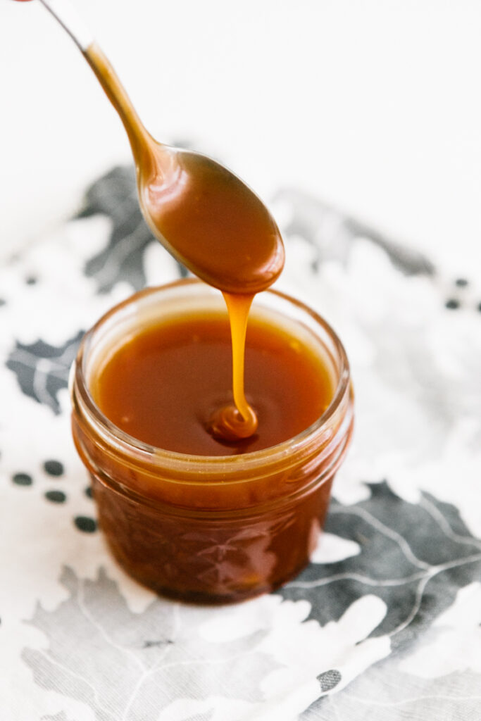 Caramel drizzle in a jar 