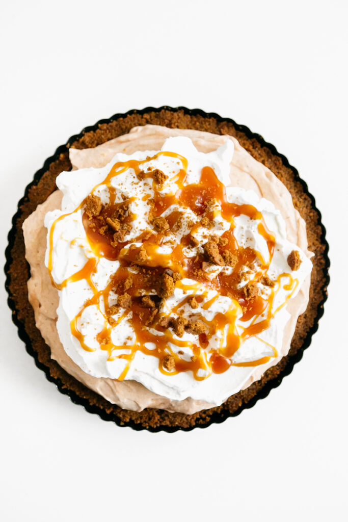 A whole Pumpkin Cream Cheese Pie