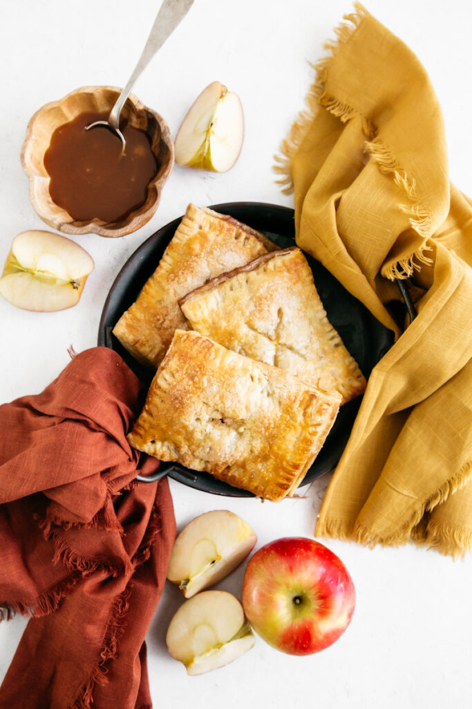 Puff Pastry Caramel Apple Pies
