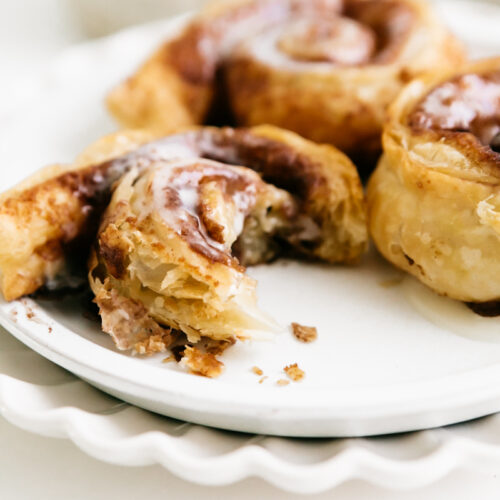 Puff Pastry Cinnamon Rolls - Heathers Home Bakery