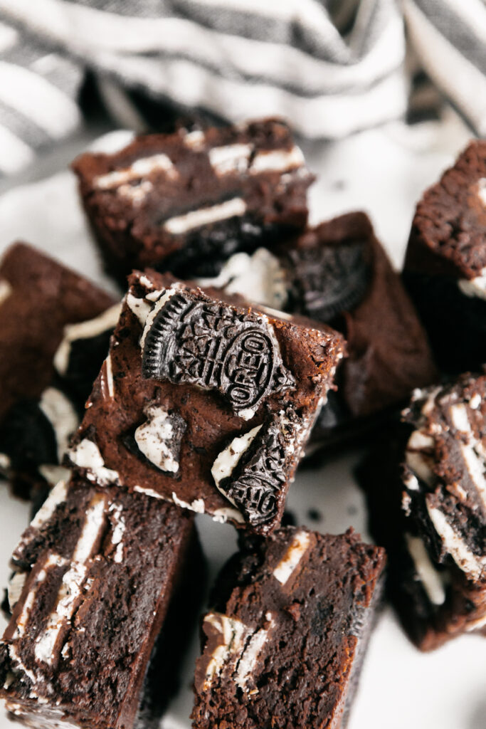 Andes Mint Oreo Brownies 