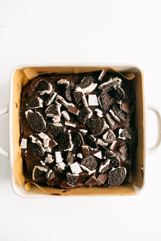 Prebaked Andes Mint Oreo Brownies 