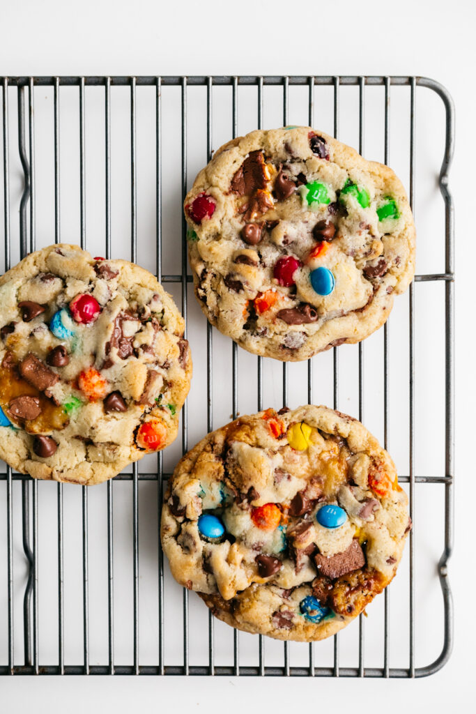 Loaded Candy Bar Cookies