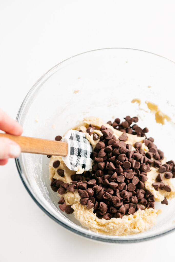 Cookie dough in a bowl 