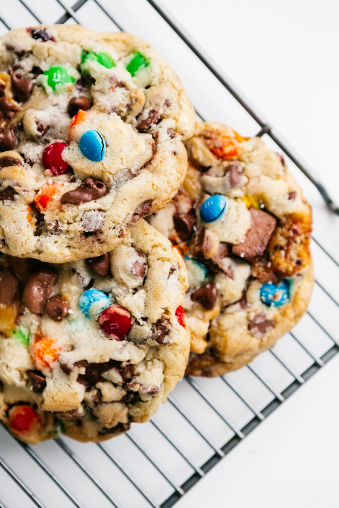 Loaded Candy Bar Cookies