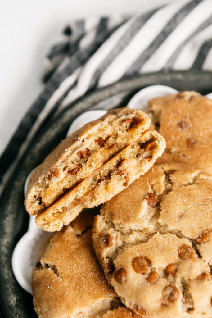 Browned Butter Cinnamon Chip Snickerdoodles