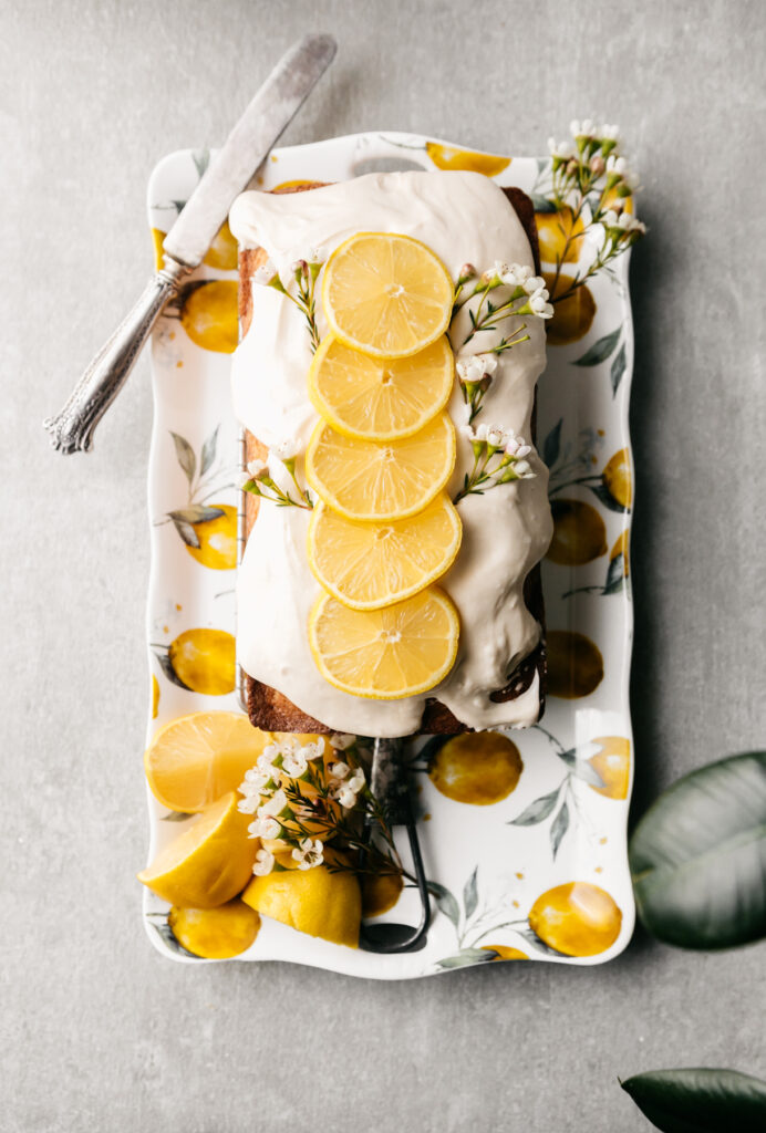 Glazed Lemon Pound Cake