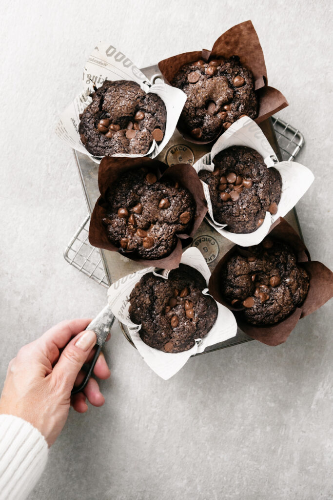 Double Chocolate Muffins 