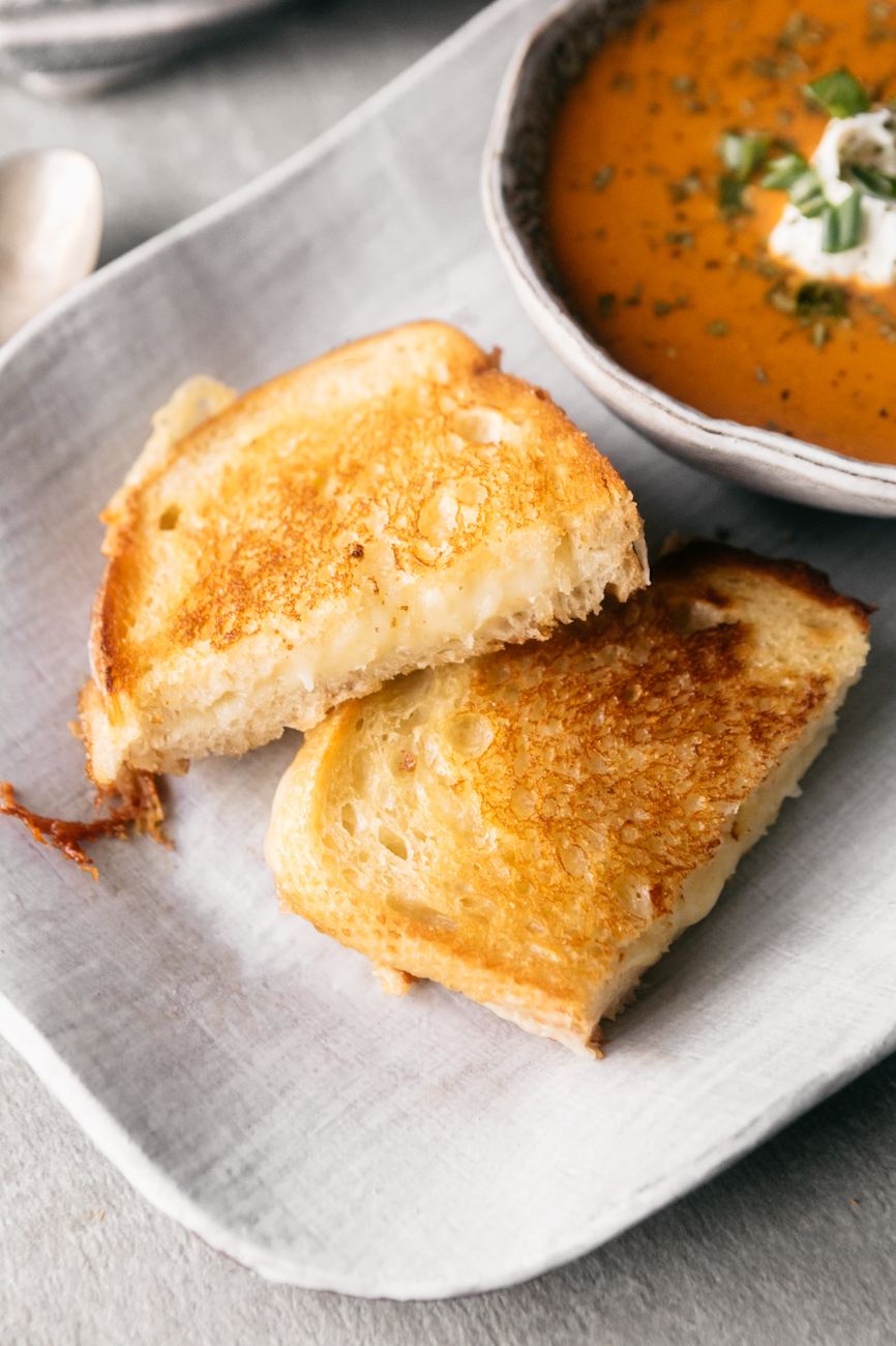 Melty Sourdough Grilled Cheese • Heartbeet Kitchen
