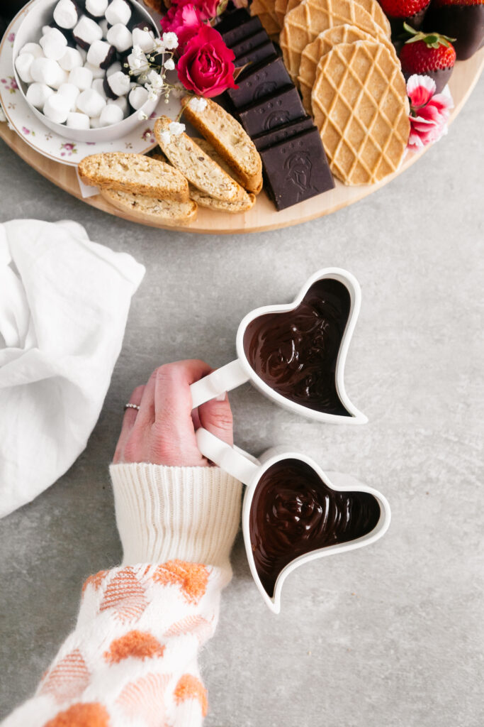 Mugs of French Hot Chocolate
