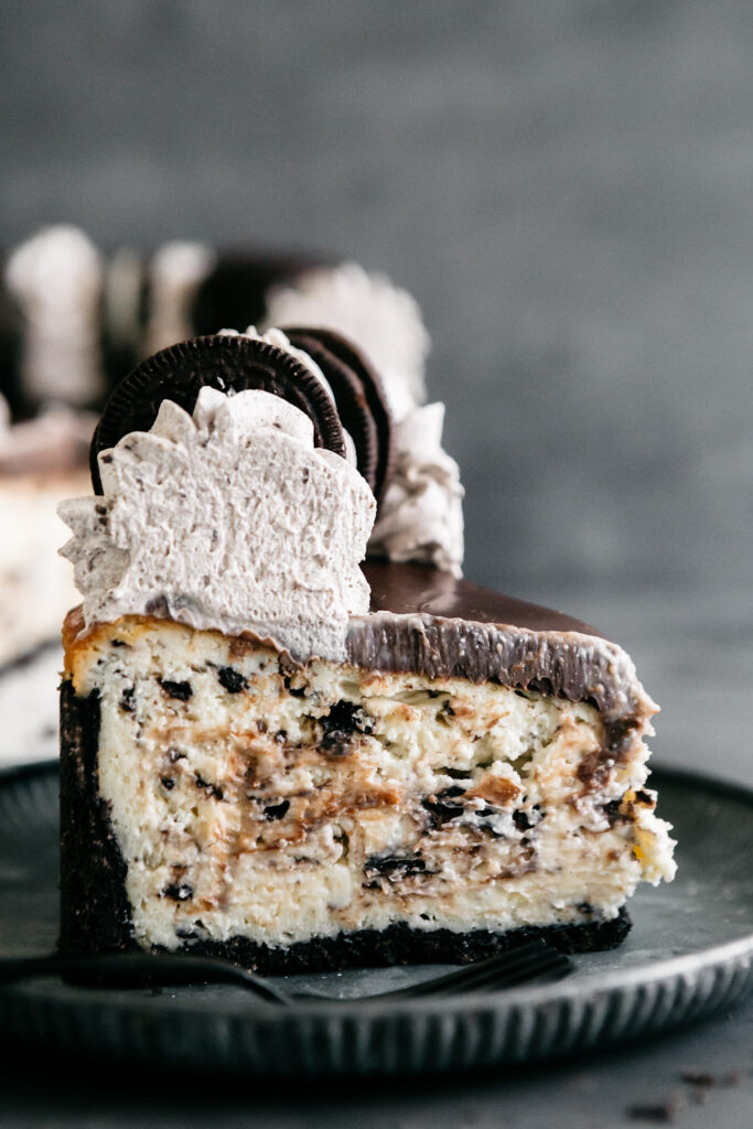 8-Inch Oreo Cheesecake slice 