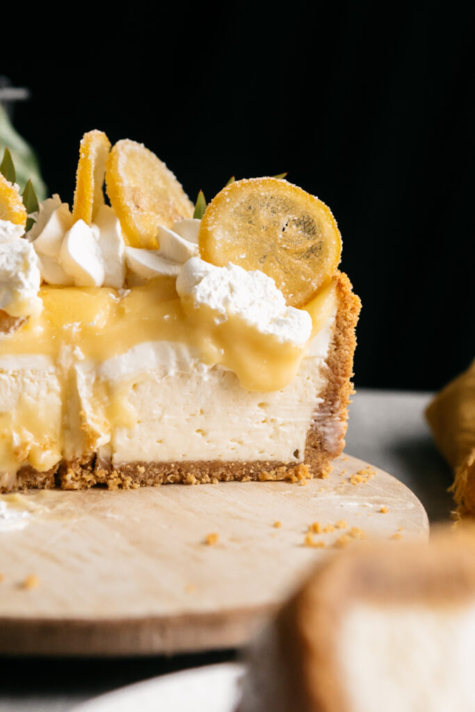 6-Inch Sour Cream Lemon Cheesecake