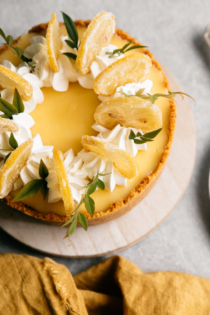 6-Inch Sour Cream Lemon Cheesecake