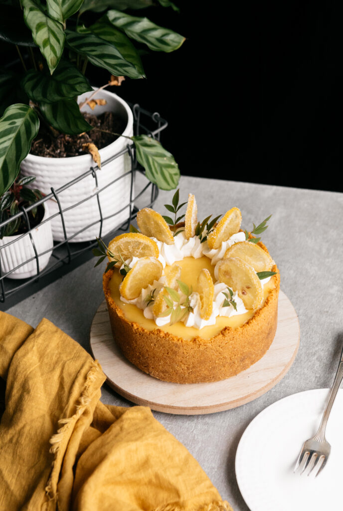 6-Inch Sour Cream Lemon Cheesecake