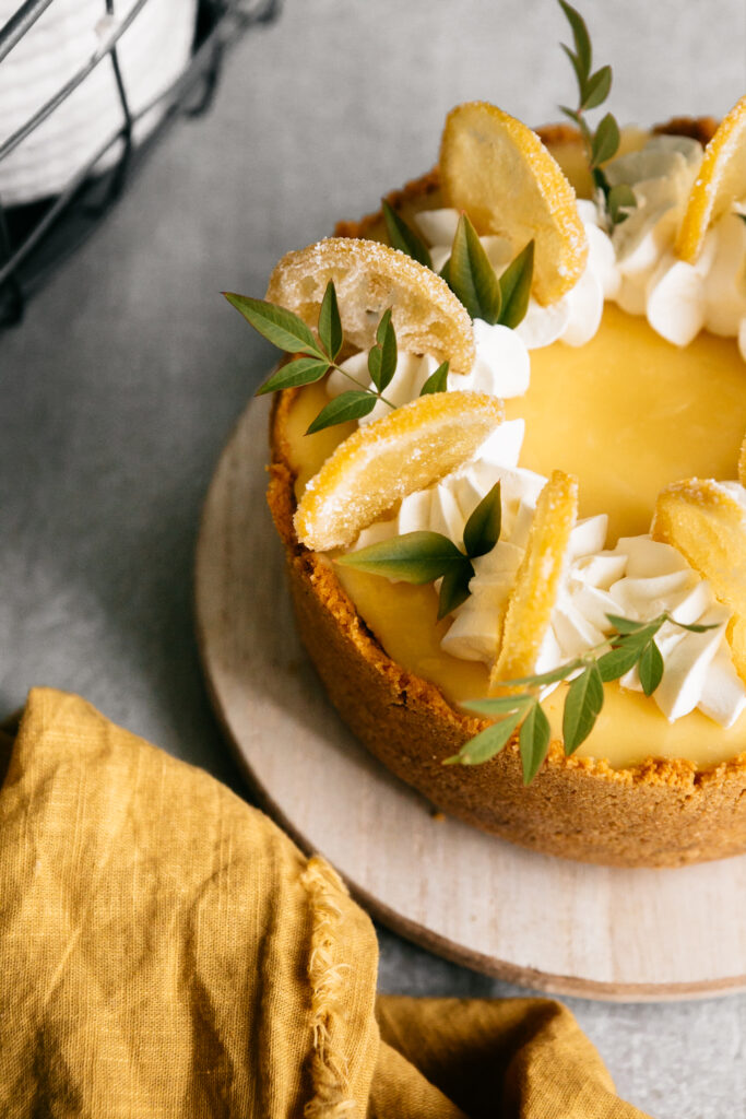 6-Inch Sour Cream Lemon Cheesecake