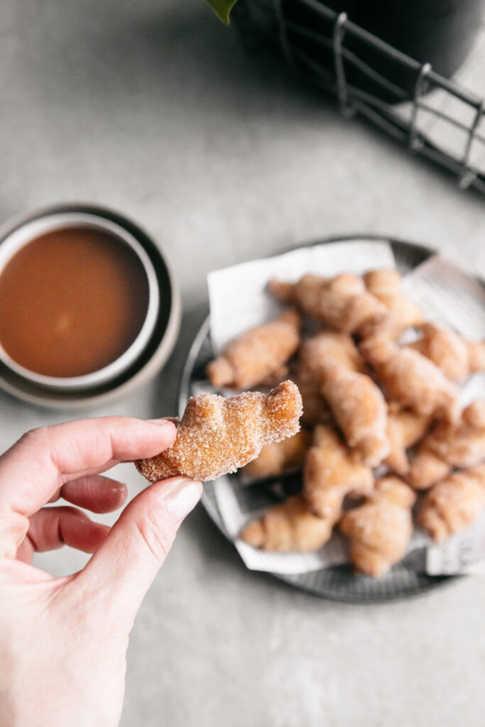 Easy Fried Mini Cronuts