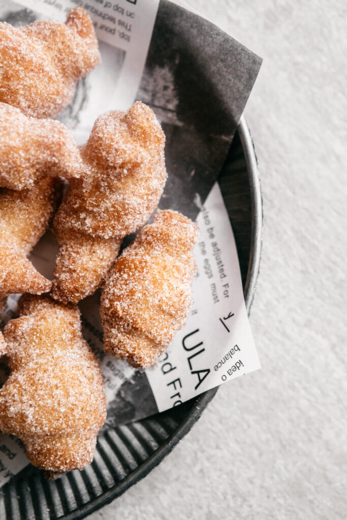 Closeup of Cronuts 