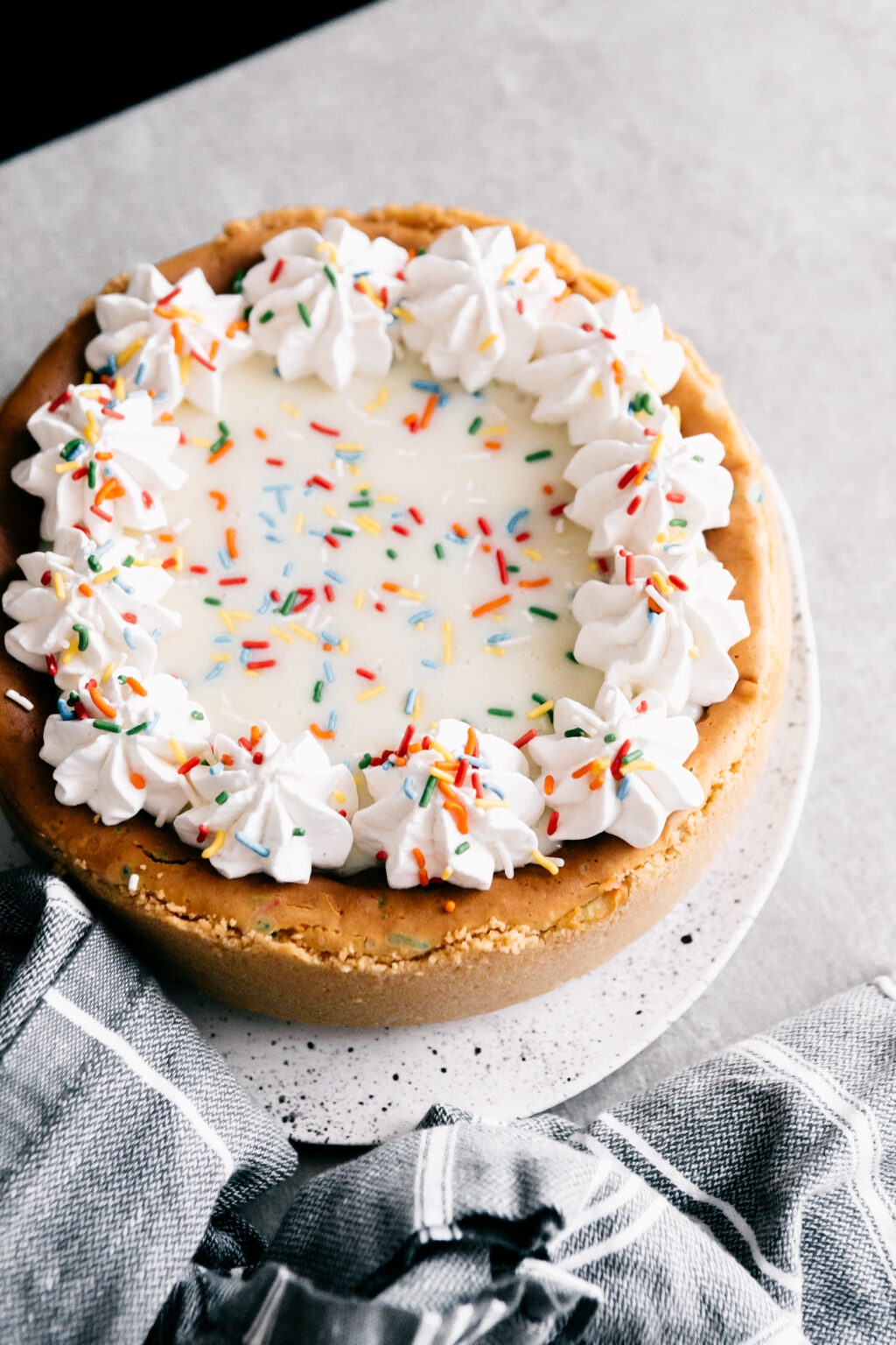 Funfetti Birthday Cheesecake - Heathers Home Bakery