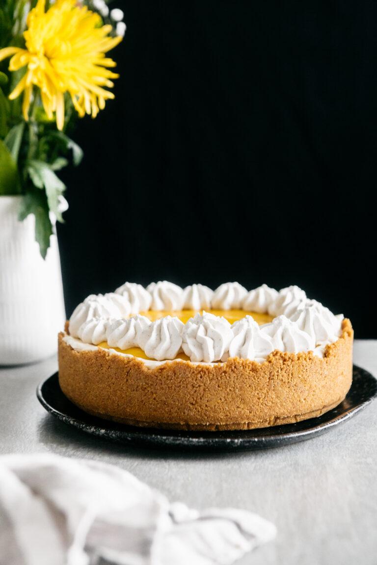 Classic No-Bake Vanilla Bean Cheesecake - Heathers Home Bakery