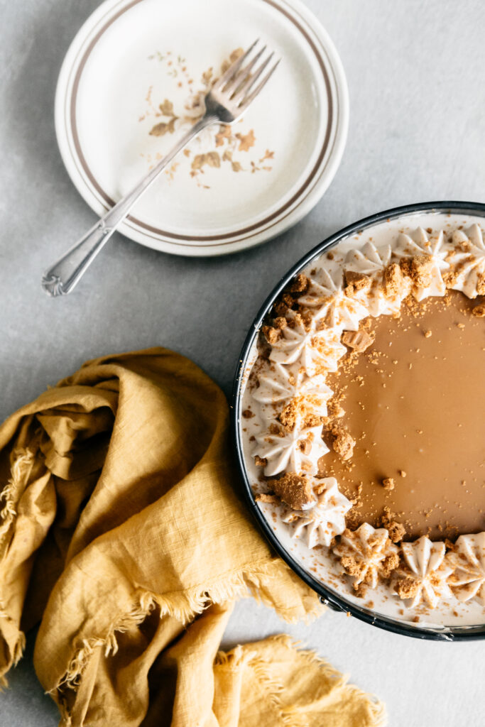 No-Bake Biscoff Cheesecake