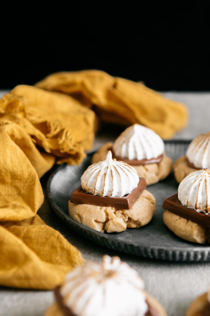 S’mores Thumbprint Cookies