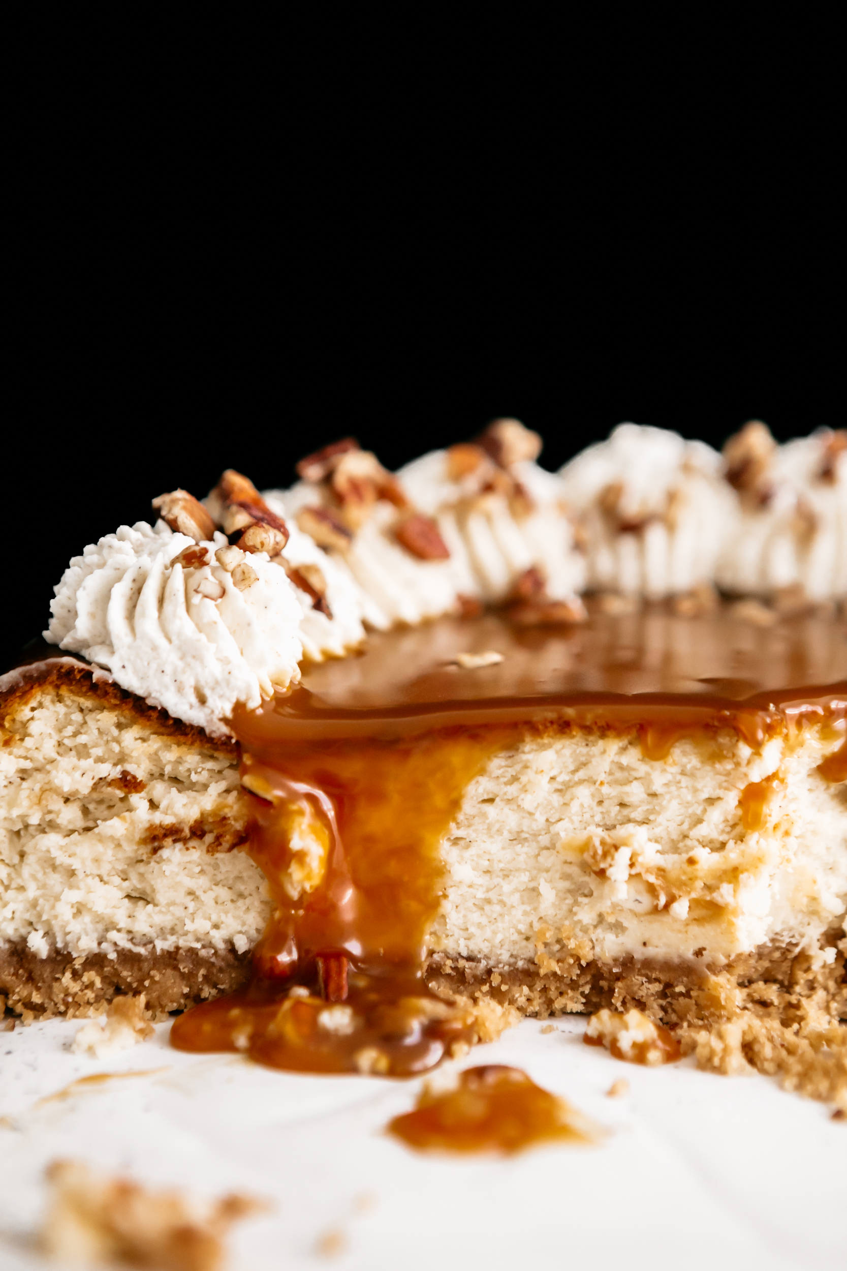 Browned Butter Pecan Cheesecake - Heathers Home Bakery