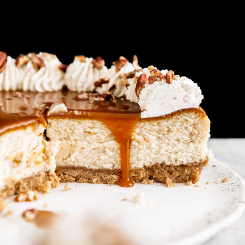 Browned Butter Pecan Cheesecake - Heathers Home Bakery