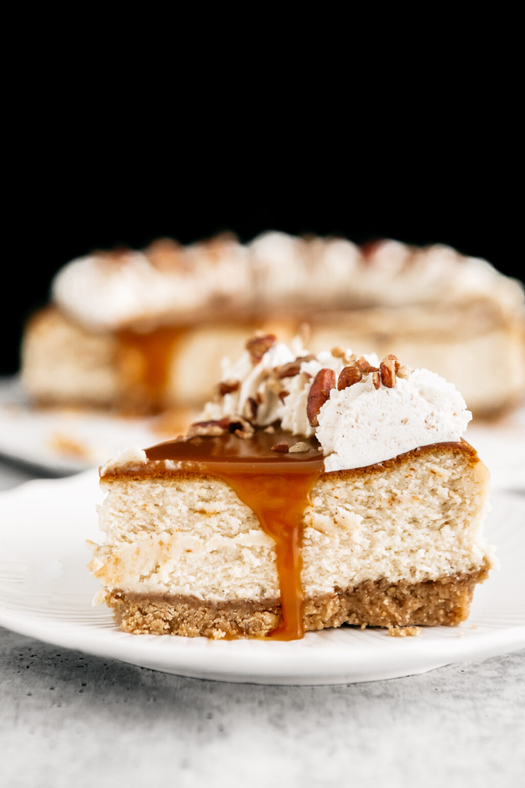 Browned Butter Pecan Cheesecake - Heathers Home Bakery