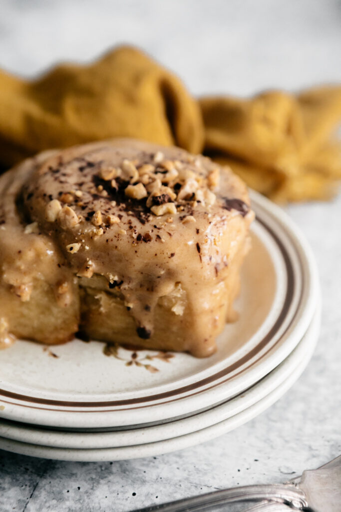 Peanut Butter Chocolate Morning Rolls