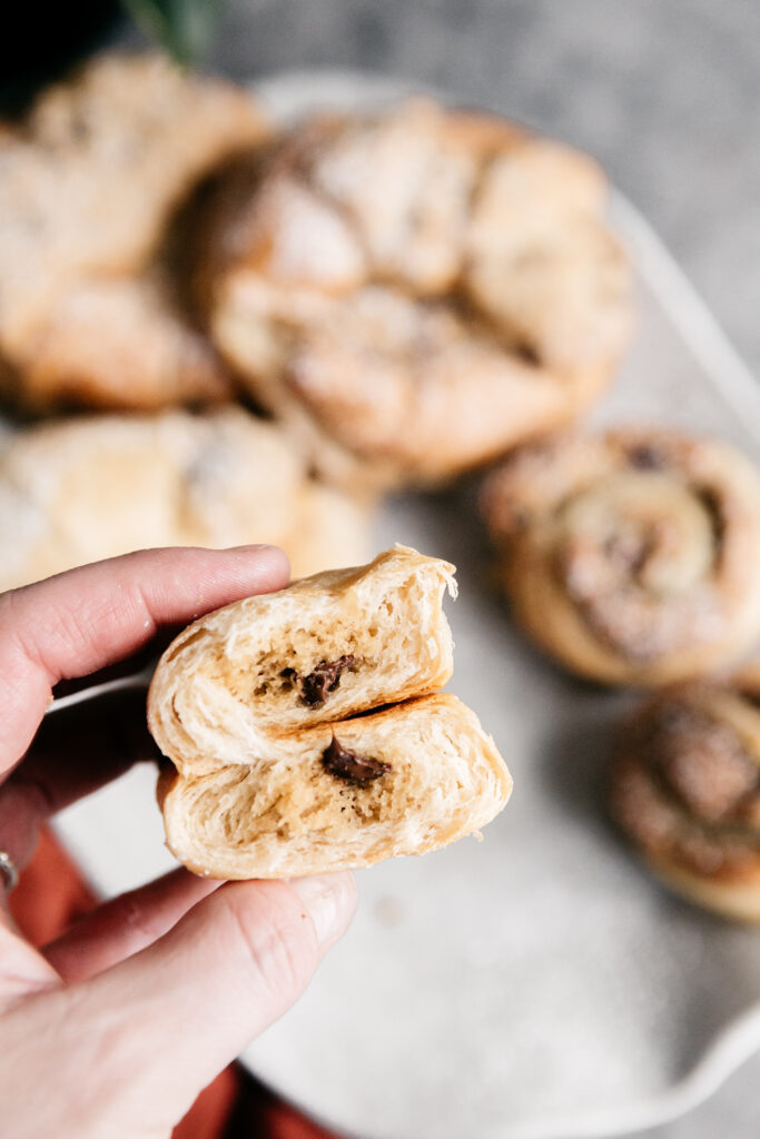crescent roll cookie dough rolls 