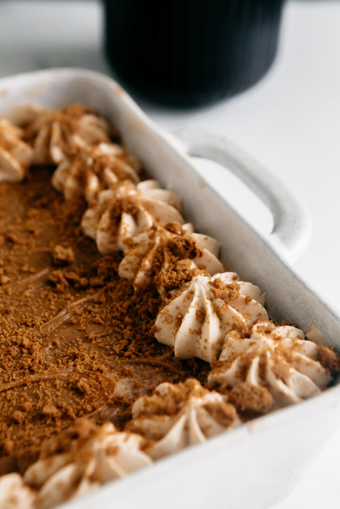 Biscoff cookie butter tiramisu