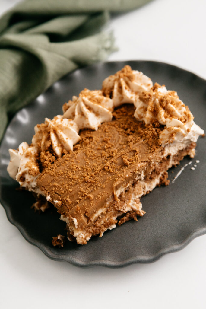 Biscoff cookie butter tiramisu