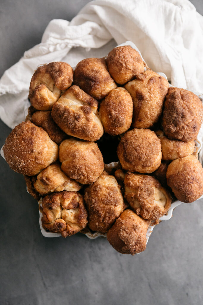 Biscoff Stuffed Browned Butter Monkey Bread