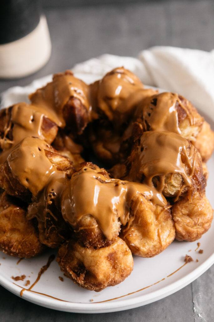 Biscoff Stuffed Browned Butter Monkey Bread