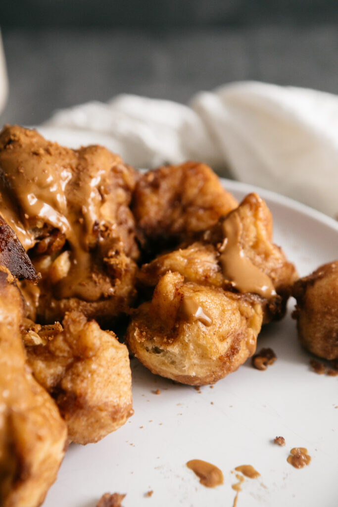 Biscoff Stuffed Browned Butter Monkey Bread